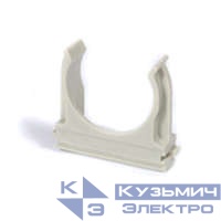 Держатель для труб (клипса) d50мм сер. Урал Пак АТ-50150-020