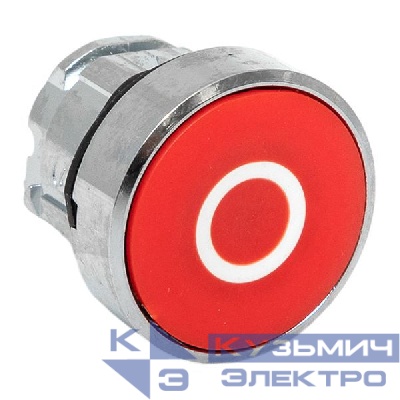 Механизм кнопки исполнительный "O" XB4 IP65 плоский возвратный без фиксации красн. EKF XB4BA-4162C-65