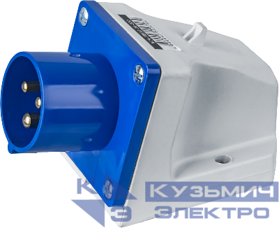 Вилка стационарная 16А 2P+PE IP44 14 318 NCA-SR513-16-220 Navigator 14318
