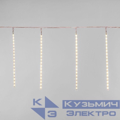 Гирлянда светодиодная "Тающие сосульки" 3.5м 8 сосулек х50см шаг 40см 240LED тепл. бел. 3.6Вт 230В IP20 Neon-Night 256-416