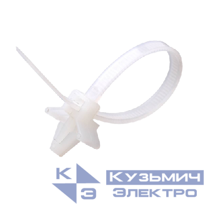 Хомут анкерный 4.8х190 нейлон. бел. NO-225-216 (уп.50шт) Эра Б0066344