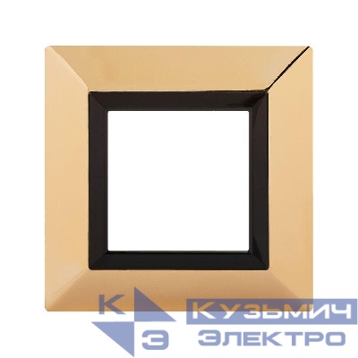 Рамка 1-м 2мод. Avanti метал. зол. DKC 4408852