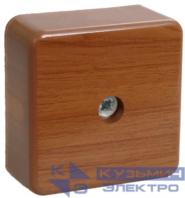 Коробка распаячная ОП КМ 50х50х20 дуб IEK UKO10-050-050-020-K24-E