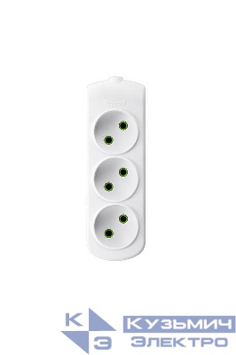 Колодка 3-м без заземл. Letitia LEZARD 721-0300-303