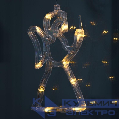 Фигурка светодиодная "Ангел" LGB-010 на подвесе с присоской Camelion 16144