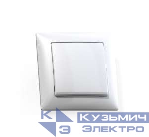 Выключатель 1-кл. СП Селена 10А IP20 С110-378 бел. Кунцево 8100