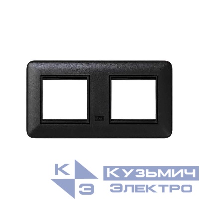Суппорт 2мод. K45 с рамкой графит Simon Connect KR445-14
