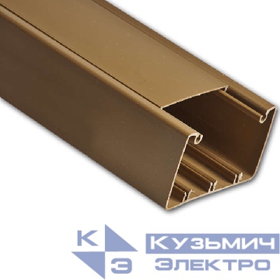 Кабель-канал 100х60 L2000 пластик коричн. Ruvinil РКК-100х60-К