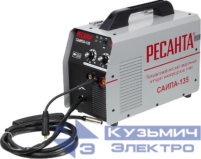 Инвертор сварочный полуавтомат. САИПА-135 110А d0.6-08мм сварочной провол.220В IP21 Ресанта 65/7