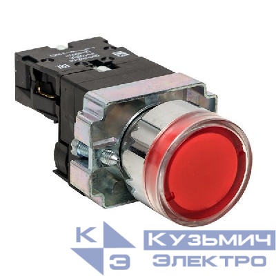 Кнопка BA42 с подсветкой 24В красн. NC PROxima EKF xb2-bw42-24