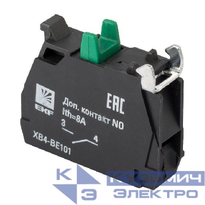 Контакт дополнительный NO зел. PROxima EKF XB4-BE101