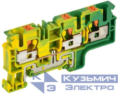 Колодка клеммная CP-MC-PEN земля 3 вывода 10кв.мм IEK YCT22-03-3-K52-010