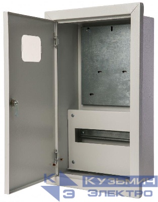 Корпус учетный встраиваемый ЩРУВ-3/12 550х330х160 3ф 12мод. IP31 метал. DEKraft 30302DEK