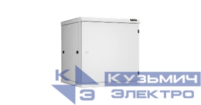 Шкаф настенный разборный 19дюйм 12U метал. дверь Ш600хВ636хГ600мм 2 пары монтажных направляющих сер. NIKOMAX TWC-126060-R-M-GY