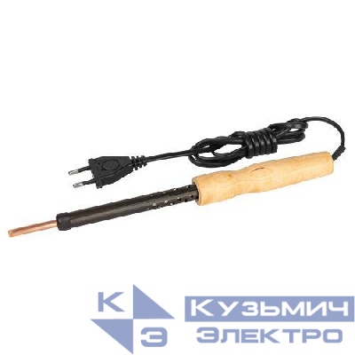 Паяльник ЭПЦН с деревянной рукояткой 230В 40Вт Россия Эра Б0061031