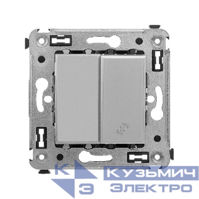 Диммер кнопочный СП Avanti "Закаленная сталь" DKC 4404343