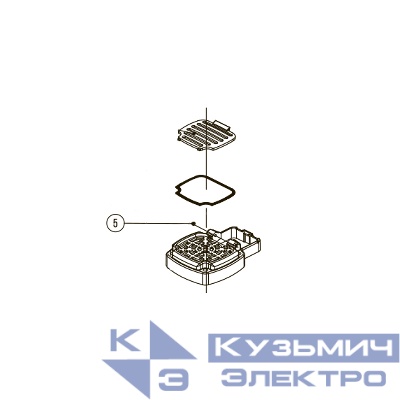 Запчасть №5 для Hybest GSR40A. Уплотнительное кольцо
