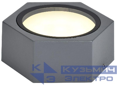 Светильник 5204 GX53 IP65 уличный потолочный сер. IEK LT-UPU0-5204-GX53-1-K03