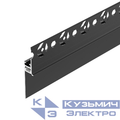 Профиль PLINTUS-FANTOM-H35-2000 BLACK L2000 алюм. Arlight 043665