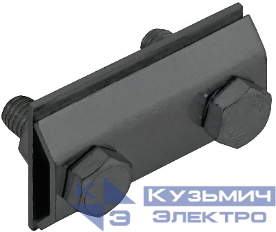 Зажим соединительный сквоз. пруток-пруток 8мм оцинк. сталь TD IEK ZCC86-13-1-08