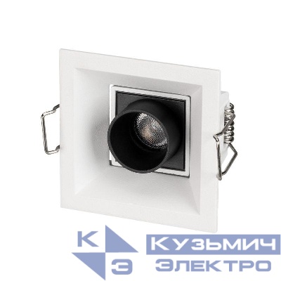 Светильник светодиодный MS-ORIENT-BUILT-TURN-TC-S67x67-3W Day4000 WH-BK 30 deg IP20 230В металл Arlight 032220