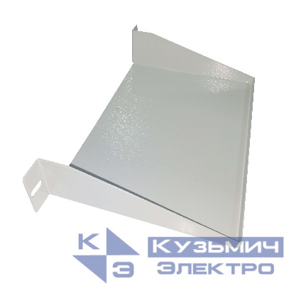 Полка консольная 10", 1U, глубина 152, без крепежа, серая
