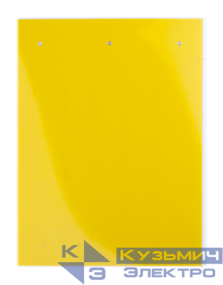 Табличка полужесткая клейкое основание для маркировки мод. оборудования ПВХ желт. (уп.60шт) DKC TAS10715AY