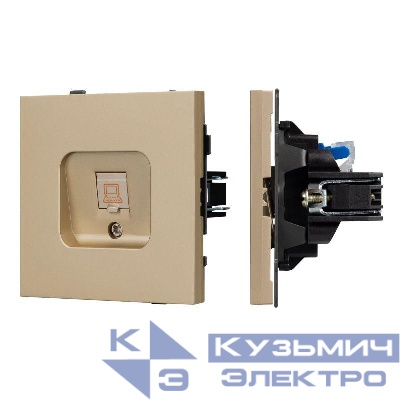 Розетка компьютерная SCT-TENDO-MPC1-SFPL-GD RJ45 кат.6 механизм Arlight 054592