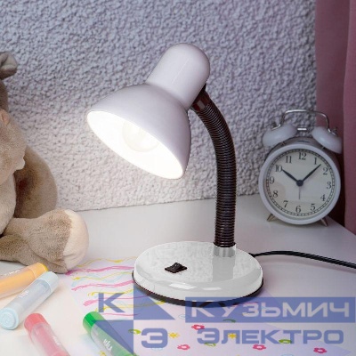 Светильник N-211-E27-40W-W настол. бел. ЭРА Б0035055