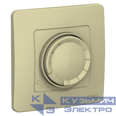 Светорегулятор поворотно-нажимной универсальный СП Blanca 400Вт беж. SE BLNSS040017