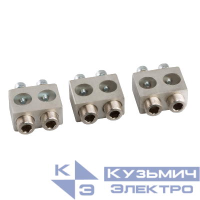 Комплект зажимов 2х185кв.мм без каб. наконечника ВА51-39 УХЛ3 (уп.3шт) КЭАЗ 221272