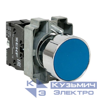 Кнопка BA61 син. NO EKF xb2-ba61