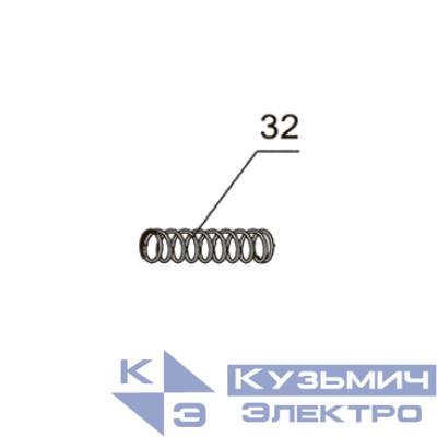 Запчасть №32 для PAG311BWT. Пружина ударника