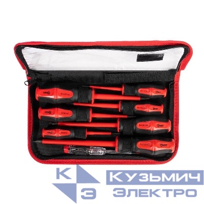 Набор отверток диэлектрических Профи НИО-08-S КВТ 87130