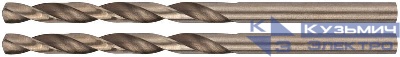 Сверло по металлу HSS полированные в блистере 4.0мм (уп.2шт) FIT 33808