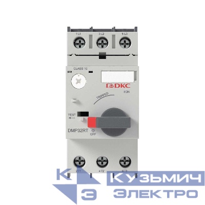 Выключатель автоматический защиты двигателя YON DMP32RT с уставкой 0.63-1A 3P 100кА YON DMP32RT-0001
