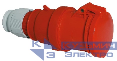 Розетка кабельная 63А 5п 3P+N+PE 6ч 400В IP44 Bals 3112