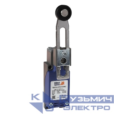 Выключатель концевой OptiLiS D4V-8105Z рычаг метал. с роликом метал. XCKP2119P16 КЭАЗ 365292