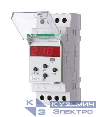 Реле времени PCZ-521-1 16А 24-264В AC/DC 1п IP20 1 канал-125 пар включ./выключ. суточн./недел. циклы монтаж на DIN-рейке (аналог ТЭ-15) F&F EA02.002.010