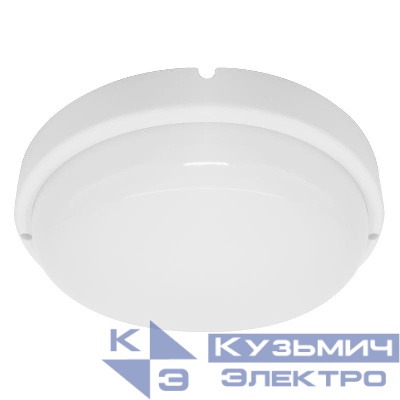 Светильник светодиодный AL3015 12Вт 4000К IP65 960лм 140х35мм. пылевлагозащ. с датчиком освещенности корпус пластик. бел. FERON 51656