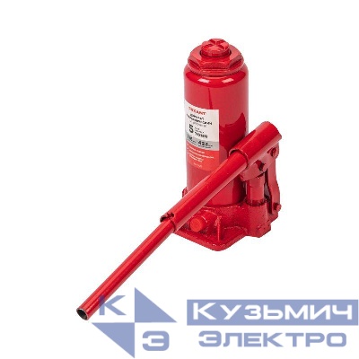 Домкрат гидравлический бутылочный 5т в пластиковом кейсе Rexant 80-0611