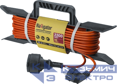 Удлинитель на рамке 30м с заземл. 93 931 NPE-F-30-E-3х1 NAVIGATOR 93931