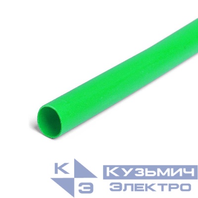 Трубка термоусадочная ТНТ-60/30 в метровой нарезке зел. (уп.5м) КВТ 83004