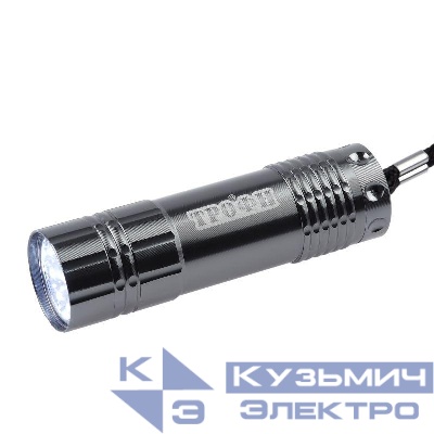 Фонарь ручной TM9 9LED алюм. элементы питания 3хAAA (не в компл.) (картон. упак.) Трофи Б0002225