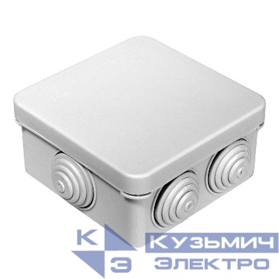 Коробка распределительная ОП безгалогенная (HF) 80х80х40 Промрукав 40-0210