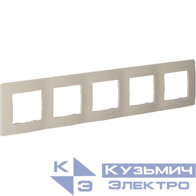 Рамка 5-м Etika сл. кость IEK 672515