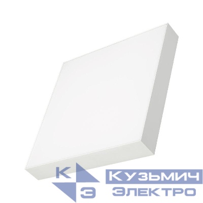 Светильник светодиодный SP-QUADRO-S400x400-40W Day4000 WH 120 deg IP40 230В металл Arlight 034798