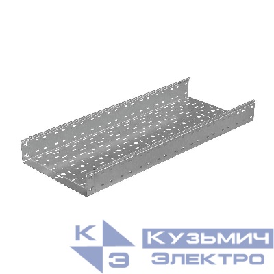 Лоток перфорированный 100х400 L4000 1.2мм "Быстрый монтаж ПЛЮС" КМ PL14333