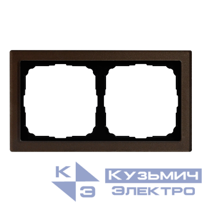 Рамка 2-м ArtGallery Pure органич. стекло мокко SE GAL320602