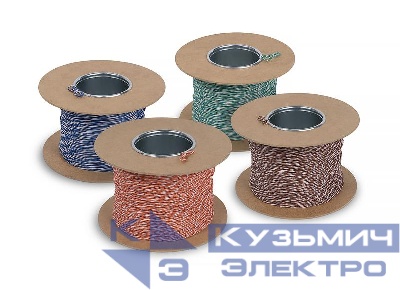 Кабель витая пара кроссировочная неэкранир. U/UTP кат.5E 1 пара 24 AWG ОЖ solid без общей внешн. оболочки син. (уп.305м) Cabeus 10962c